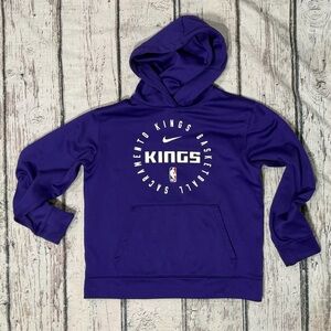 Sacramento Kings NBA Basketball Nike Dri-Fit Hoodie Boys Youth Sweatshirt